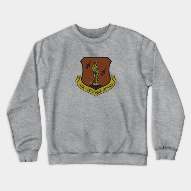 Air National Guard (OCP) Crewneck Sweatshirt by AvGeekStuff